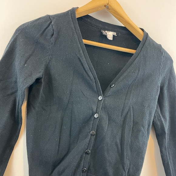 H&M black cardigan size 4 - Picture 2 of 2